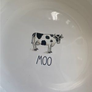 Rae Dunn Moo (Farm Line) Bowls x 2